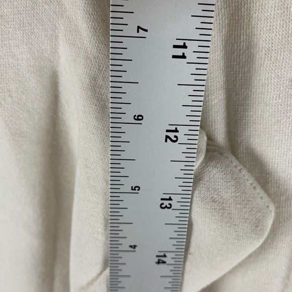 The North Face Sweatpants Women's XL White Cotton Fleece Drawstring‎ Waist 7532 - Picture 9 of 10